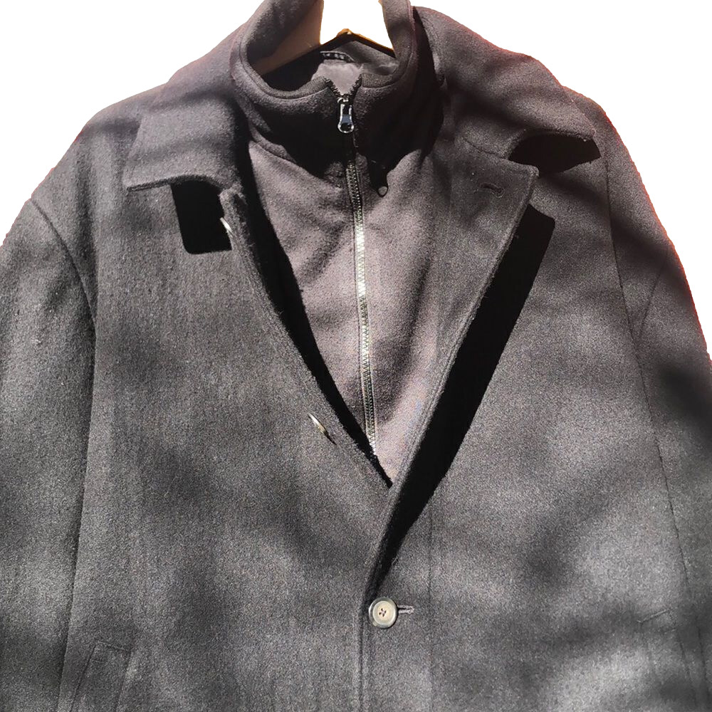 LAUREN RALPH LAUREN Men's Wool Blend Coat 58R Big Man's Coat. Used Warm Coat - Picture 3 of 16